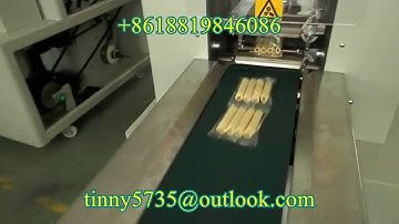 Egg roll flow wrapping machine,Egg roll flow packaging machine,Food auto pack machine