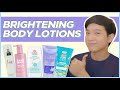 Best BRIGHTENING LOTIONS for Dark Areas, Body Acne Marks & Uneven Skin Tone! (Filipino) | Jan Angelo