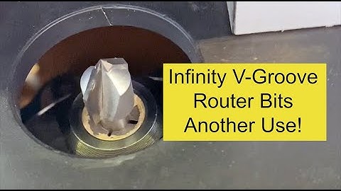 Another Clever Use of V-Groove Router Bits - Customer Experience