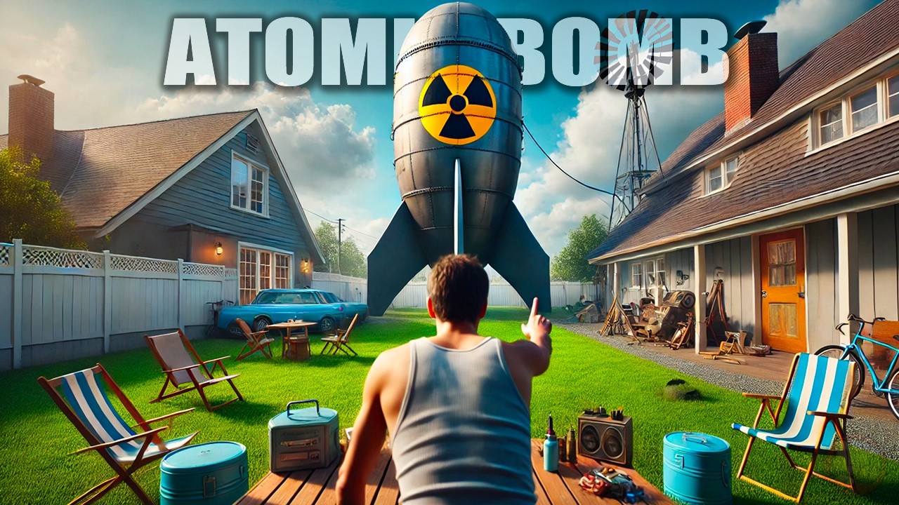 I'm Building an Atomic Bomb in My Backyard in This NEW Simulation Game...