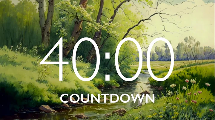 40 Minute Timer with Relaxing Music and Alarm