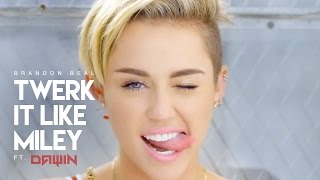 Twerk it like Miley -  Brandon Beal (DAWIN Remix) | Lyrics