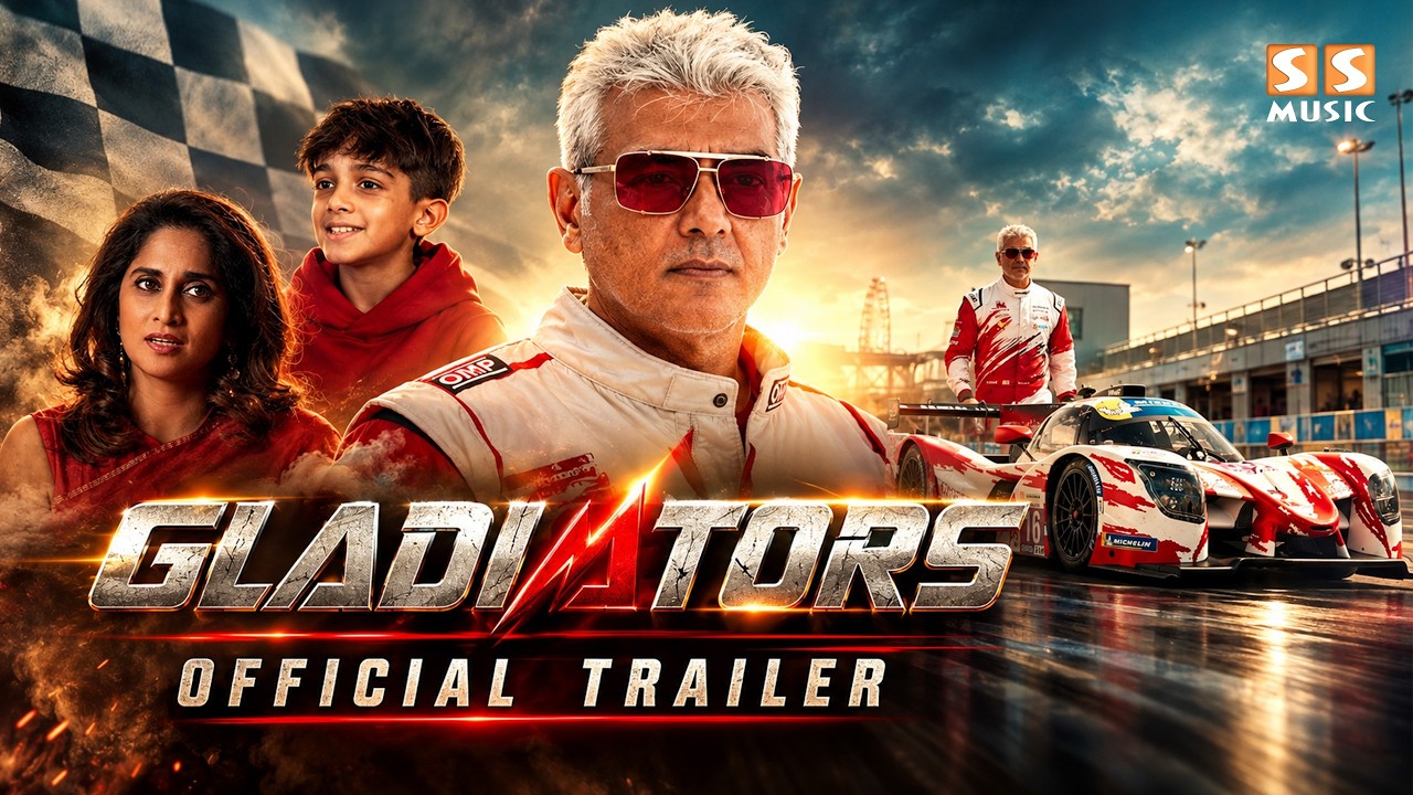 Gladiators Movie - Official Tamil Trailer | Ajith Kumar | AK Racing | AL Vijay, GV Prakash| SS Music