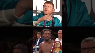 When Canelo Alvarez trash talked in english 😭 #boxing