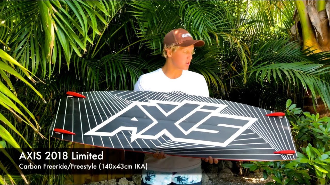 AXIS 2018 Limited IKA Twin Tip board with Cameron Maramenides