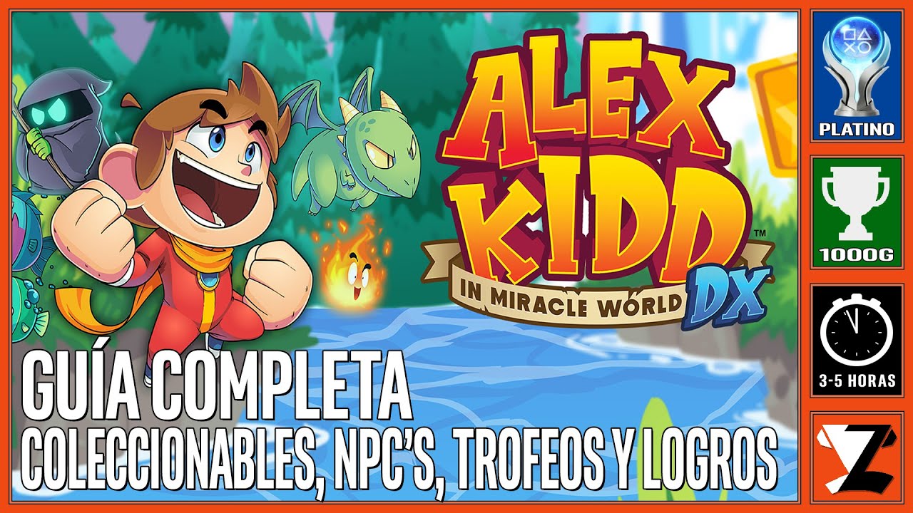 Download Alex Kidd in Miracle World DX - Todos los Coleccionables, NPC's, Logros y Trofeos 🏆 PLATINO / 100% 🏆