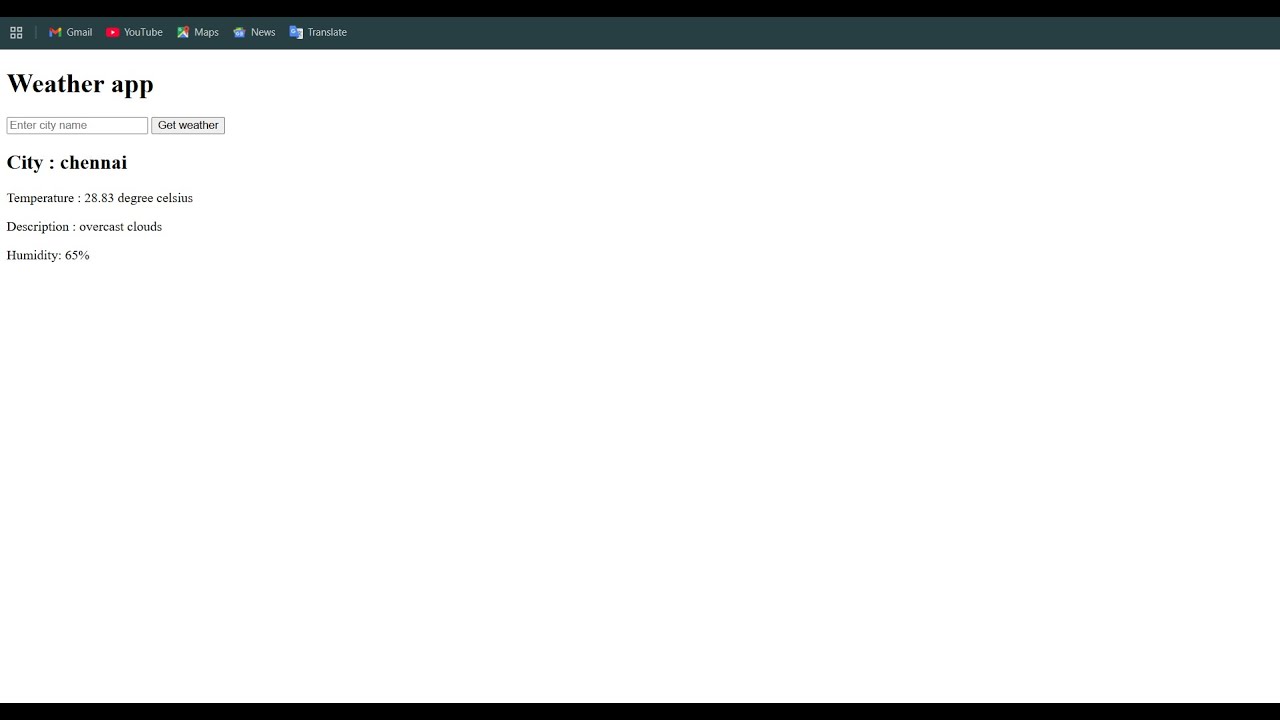 Build a Simple Weather App with Django | Python Web Development for ...