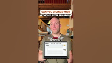Can You Change Your Keywords After Publishing? #amazonkdp