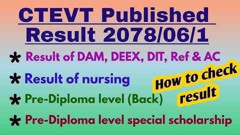 CTEVT Public Result 2078 | How to check CTEVT result | A2Zmix Knowledge.