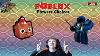 Mr. King Awesome Live Stream! Roblox Viewers Choices! 50 Likes= Friend Spot! Subscribe and Like!