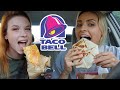 TACO BELL MUKBANG! New grilled cheese burrito!