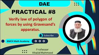 Practical No. 08 Verification of law of polygon by using Gravesand's apparatus.