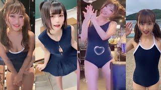 【スク水】美女を見て絶対ににやけてはいけない！