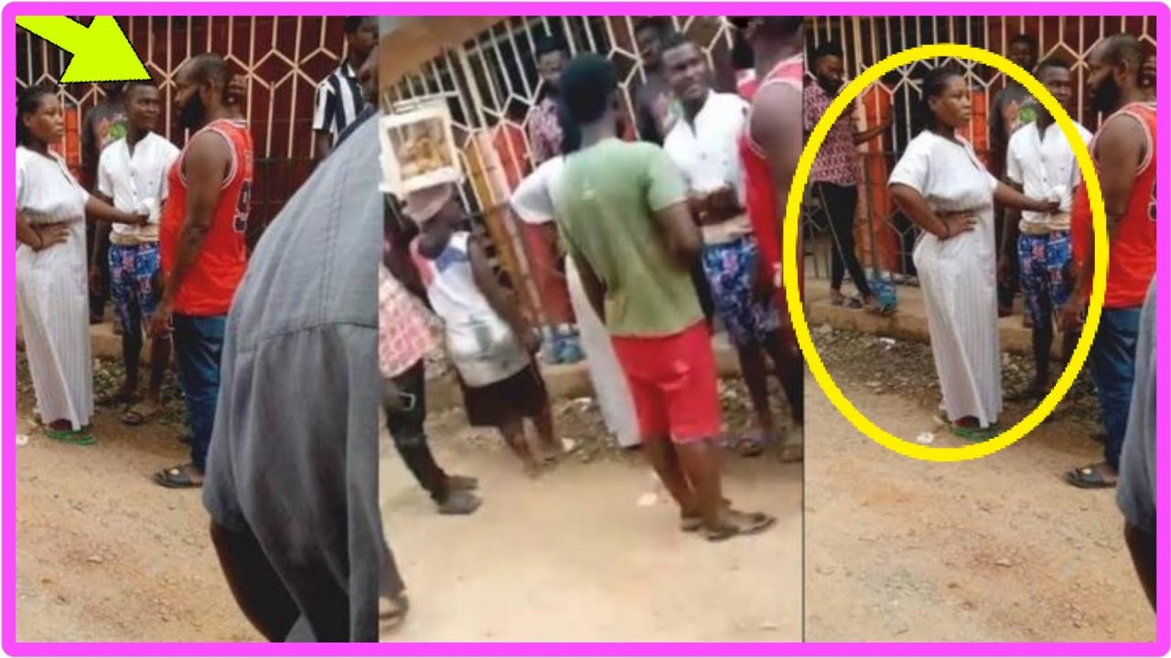 ASEM ABA - NIGERIAN ASHAWO LADY DRAGS MAN TO POLICE STATION FOR ...