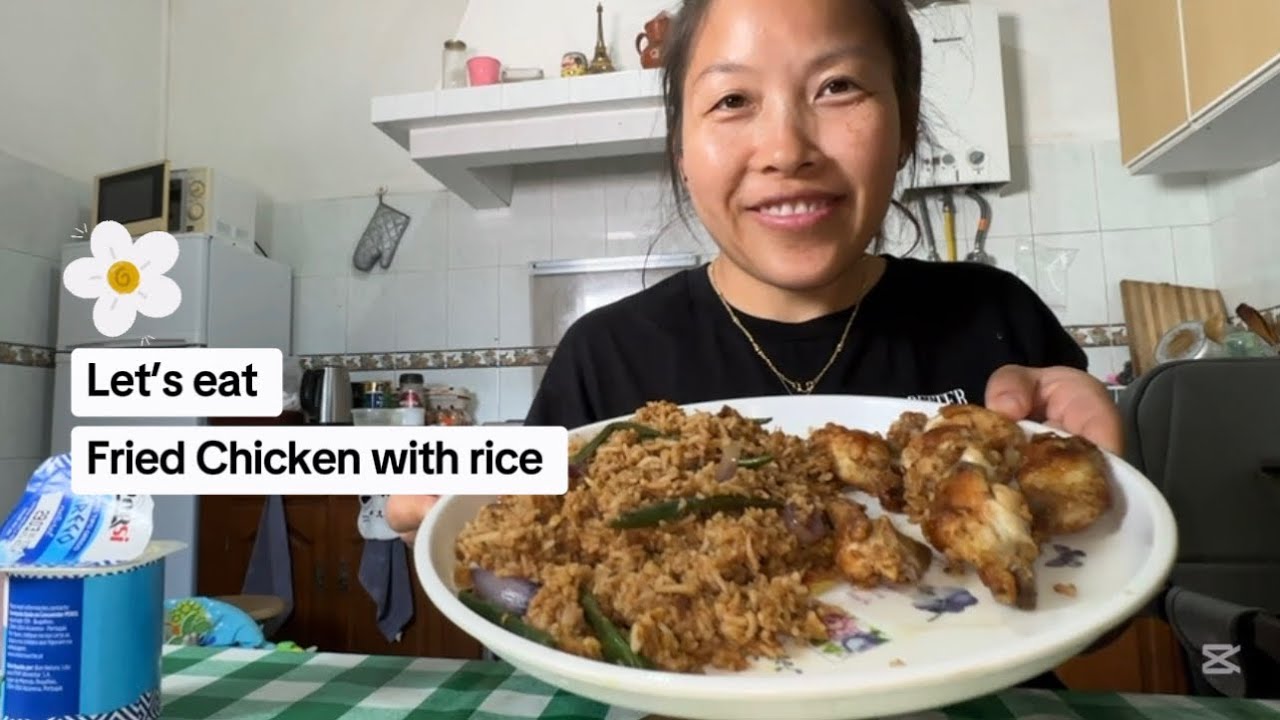 Let’s eat fried chicken with rice / Indira rai 