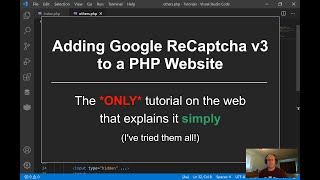 How to add Google ReCaptcha v3 to a PHP web page. The only easy guide on the entire web!