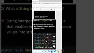 Differences between string, string builder & string interpolation in c# in telugu