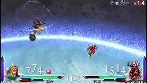 Link LoZSS vs Giglamesh on Empreal ParadoxII (PPSSPP v0.9.8611 Ouya Gameplay)