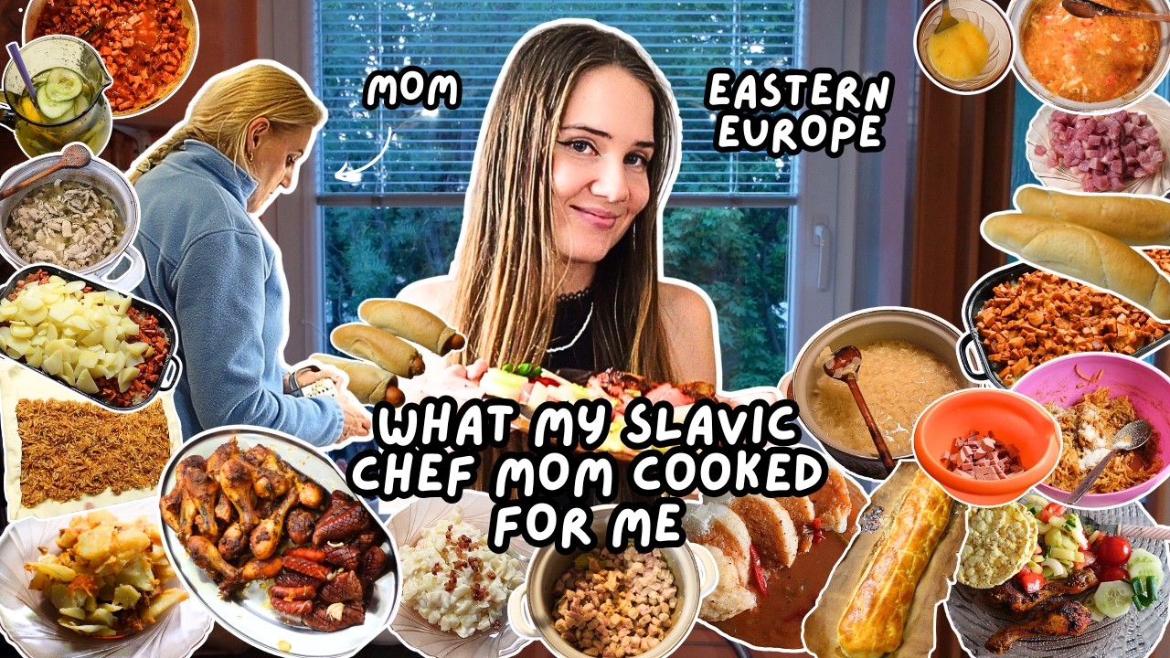 What my SLAVIC MOM in EASTERN EUROPE cooks for me