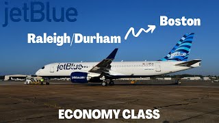 Beautiful JetBlue Airbus A220-300 | Raleigh/Durham to Boston TRIP REPORT