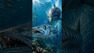Dolphin vs Barracuda | Ocean Speed Challenge