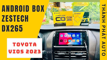 Android Box Zestech Toyota Vios 2023 Xem Youtube Trên Màn Hình Zin