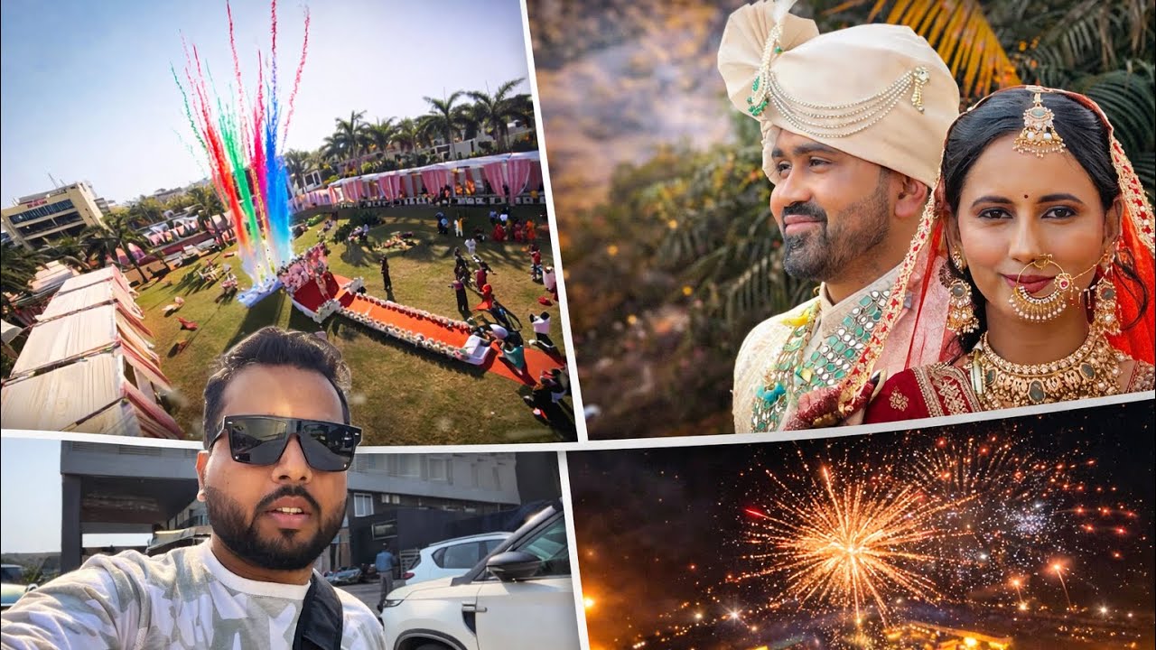 Ek Din | 3 Location | Wedding Drone Shoot ✈️ | Emerald, RRR Resort & Deepak Palace