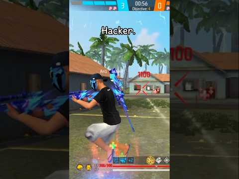 Hacker 🔥 in my game#timestop  #freefire #freefirelovers #shorts #shortsfeed
