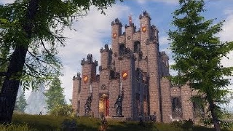 HOW TO BUILD A CASTLE Timelapse - CONAN EXILES isle of siptah