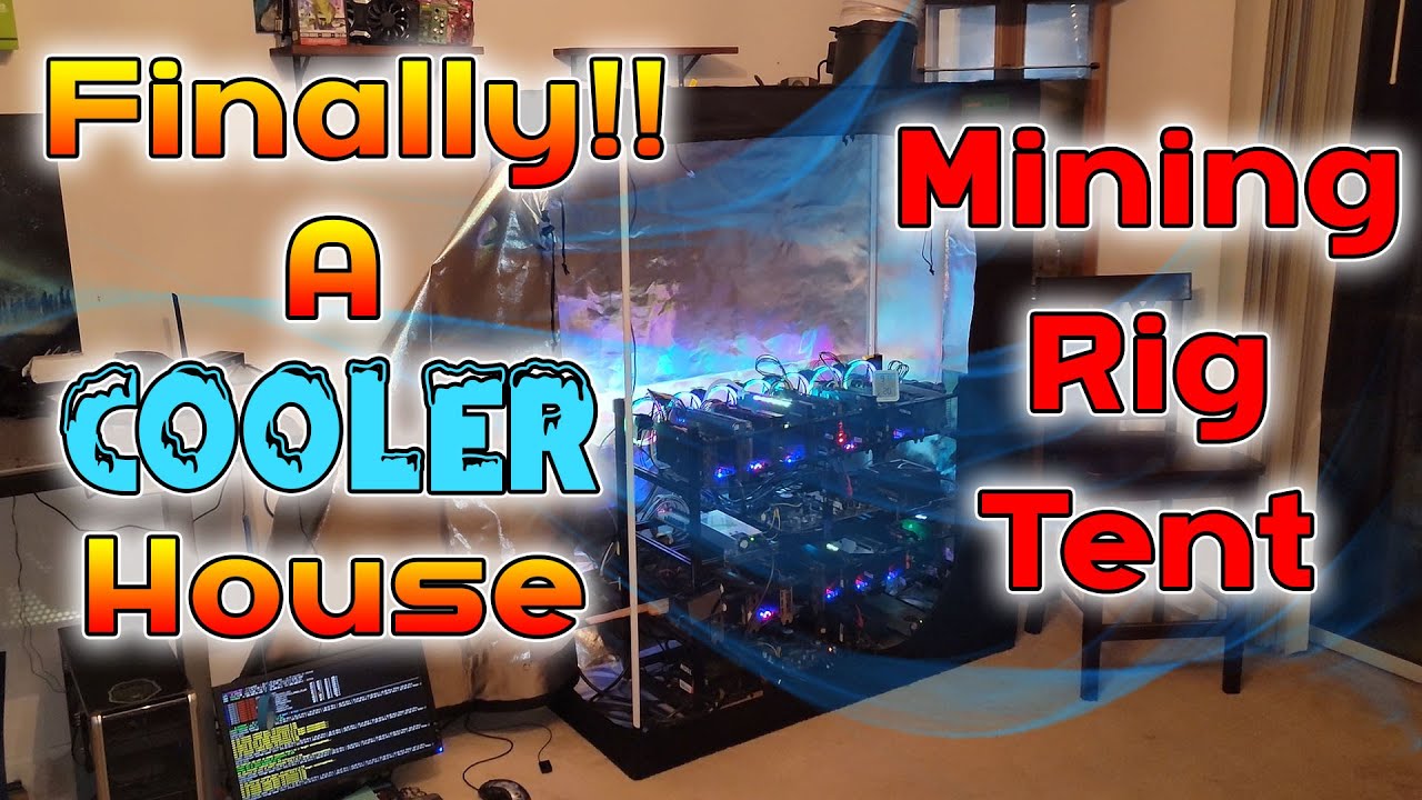 Moving Mining Rigs into Grow Tent YouTube
