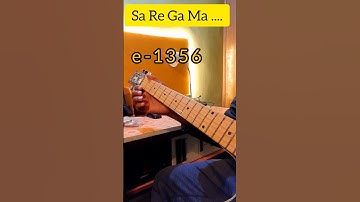 Sa Re Ga Ma On Guitar | Single String #shorts #guitar
