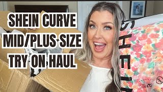 SHEIN CURVE TRY ON | MID\/PLUS SIZE | PERFECT VACATION OUTFITS | HOTMESS MOMMA VLOGS