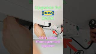 DIY Cable Management for IKEA #shorts #DIY #3dprint #IKEA  #3dprinted