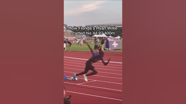 How Florida's Ryan Willie started his sub-50 400m 🐊