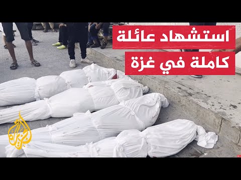 قصف إسرائيلي يقضي على عائلة فلسطينية شمالي قطاع غزة