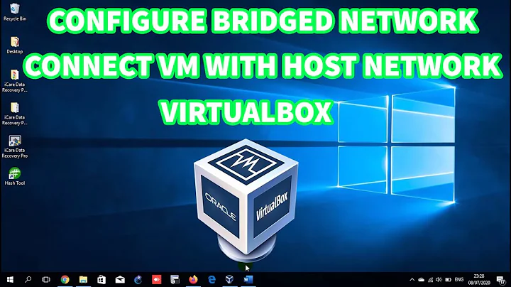 How to Configure Bridged Network Between Virtual Machines in Virtualbox Connect with Host Network