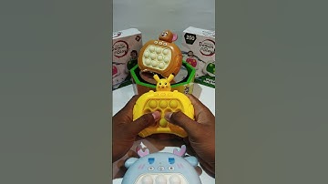 Playing push game pokemon, pop it elektrik, push game challenge, asmr, #popit #toys