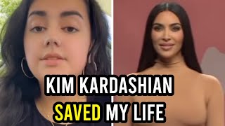TikToker claims Kim Kardashian saved his life