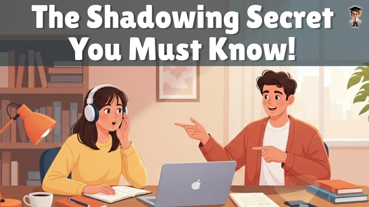 The Shadowing Technique: Speak English Like a Native FAST! | English ...