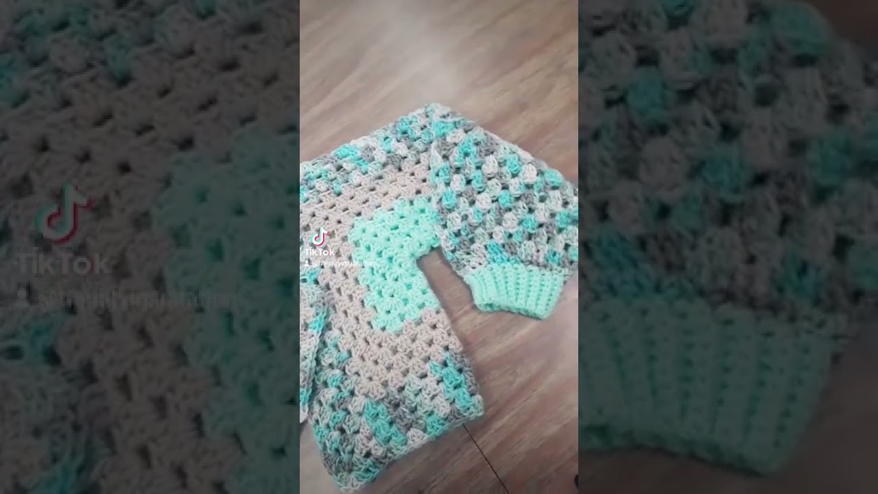 TikTok Crochet Compilation Hexagon Cardigan 