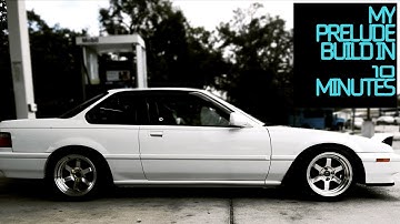 My 1991 Honda Prelude Build in 10 minutes