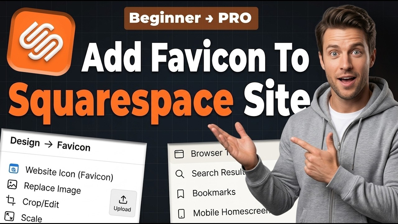 How To Add Favicon To Squarespace Site [2026 Full Guide] - YouTube