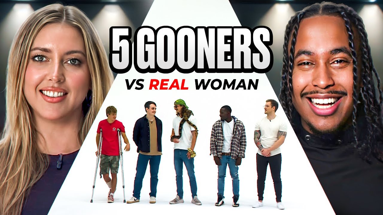 5 GOONERS VS 1 REAL WOMAN