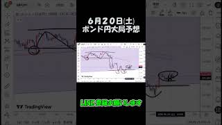 6月20日FX大局予想ポンド円相場チャート分析