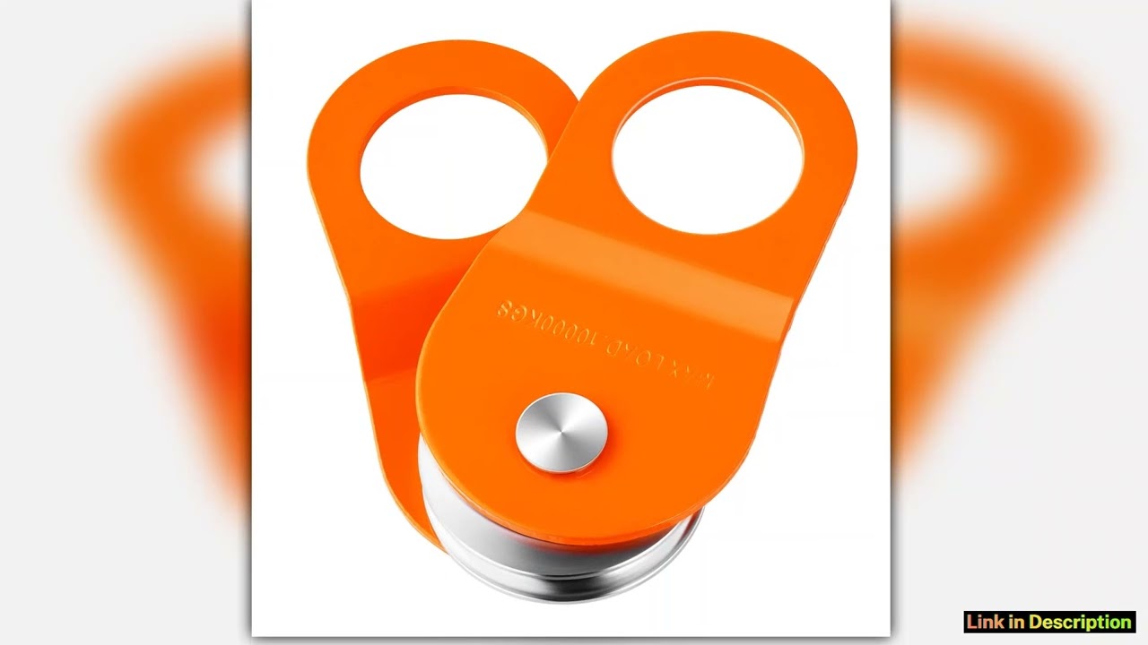 SucceBuy 10T Snatch Block Towing Pulley 22000Lbs Winch Breaking Force Tackle System Offroad Recover