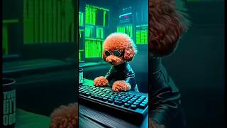 紅貴賓狗版《駭客任務》| Red Poodle version of "Hacker Mission"|赤いプードル版『ハッカーミッション』 | 레드 푸들 버전 《해커 미션》 #poodle