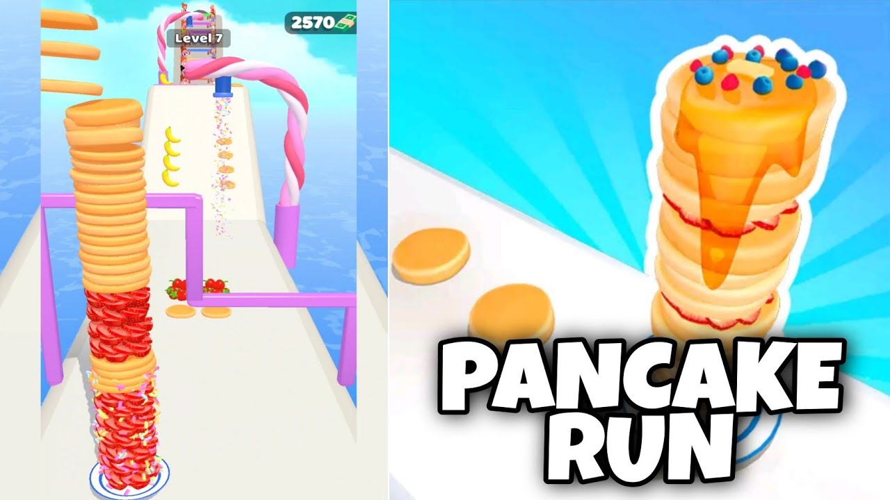 Pancake Run (VOODOO) All Levels Android Gameplay Walkthrough HD Level 6-8