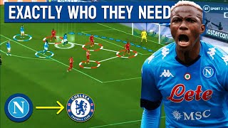 Why Victor Osimhen is the PERFECT STRIKER for Potter's Chelsea | Tactical Analysis