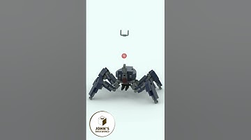 Lego Crab Droid MOC (blue version) #lego #legostarwars #speedbuild #viral