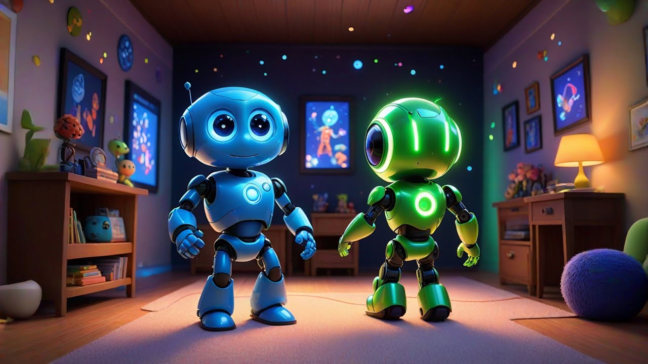 Two Little Robots Beep Beep Beep | Robot Song for Kids | Baby Songs & Preschool Rhymes